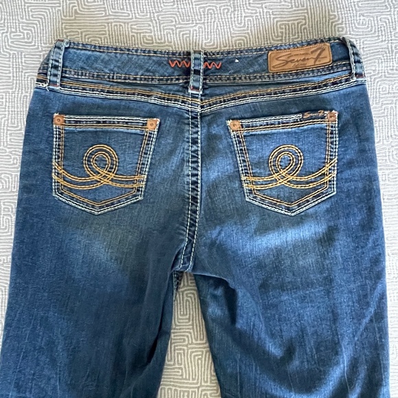 Seven7 Boot Cut Jeans Size 10P - Picture 7 of 16